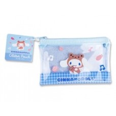 SR-60415 Sanrio Cinnamoroll Zippered Glitter Pouch