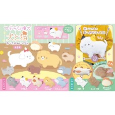 01-07373 Dogs and cats Mini Body Pillows with big eyes