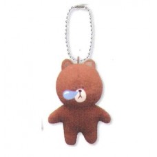 SR-28078 Line Friends Mini Plush Mascot Brown 05