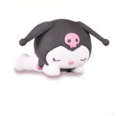 SR-86160 Takara TOMY A.R.T.S Sanrio Characters Oyasumi (Good Night) Mascot 200y - Kuromi