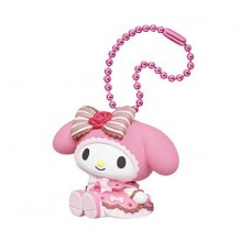 SR-87881 My Melody and Kuromi Sweet Lolita Mini Figure Mascot 300y - My Melody (Sitting Ver) Classic Lolita