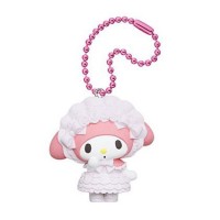 SR-87881 My Melody and Kuromi Sweet Lolita Mini Figure Mascot 300y - My Melody Sweet Lolita