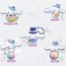 SR-87906 Cinnamoroll Pastel  Circus Mini Figure Mascot Key Chain 200y - Set of 5