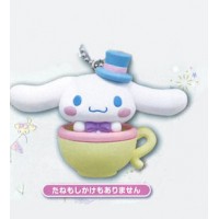 SR-87906 Cinnamoroll Pastel  Circus Mini Figure Mascot Key Chain 200y - Cinnamoroll Tea Cup