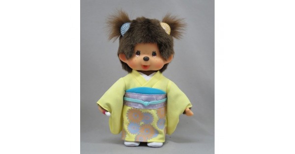 Sekiguchi Authentic Limited Edition Monchhichi Kabuki Doll 8 (20 cm) .