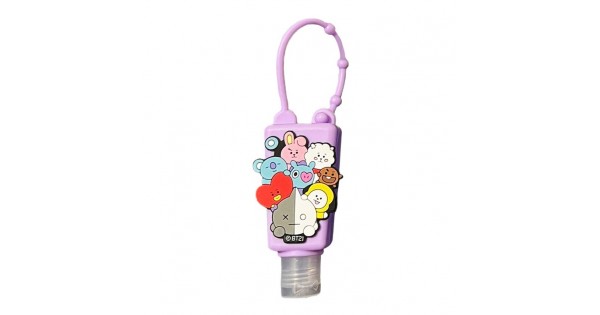 BTS BT21 Vintage Group Purple Hand Sanitizer