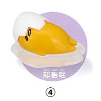 SR-86387 Takara TOMY A.R.T.S Gudetama Ugokitakunai Gudetama Does Not Want to Move Mini Figure Collection 200y - [4. Super Sleeping Sleep]