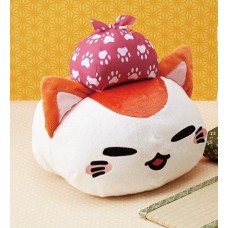 AMU-PRZ10097 Nemu Neko Tabi Saseyo Journey Version Plush - Red Version