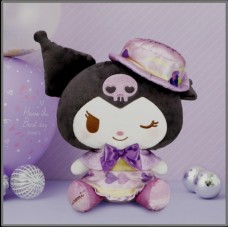 AMU-PRZ12486 Sanrio Kuromi Happy Birthday! Themed Plush Kuromi BIG Plush