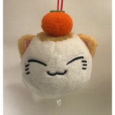 AMU-PRZ6931 Nemu Neko (Sleepy Cat) Tangerine Style Mini Plush - Calico Cat