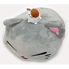 AMU-PRZ7455b NemuNeko Nikori / hamster Big Plush - Grey