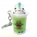 00720 Boba Tea Cat Keychain Mascot (Single Random Style / Color)