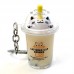 00720 Boba Tea Cat Keychain Mascot (Single Random Style / Color)