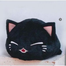 AMU-PRZ7343b Nemu Neko Nikori Big Plush - Black