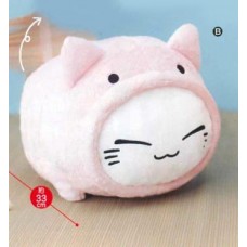 AMU-PRZ7344b Nemu Neko Tori Big Plush - Pink (PREORDER) ***