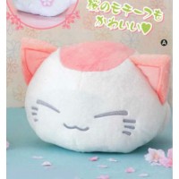 AMU-PRZ7975a Nemu Neko DX Plush Cherry Blossom Version - White/Red