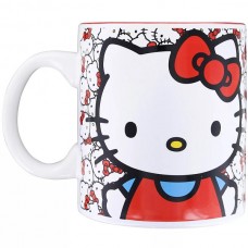 02194 Silver Buffalo Sanrio Hello Kitty Allover Faces Ceramic Mug