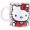 22846 Silver Buffalo Sanrio Hello Kitty  Face  Ceramic Mug